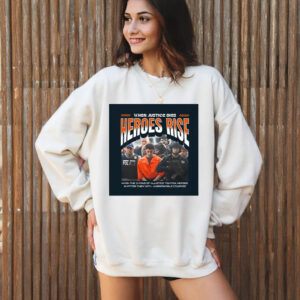 When Justice Dice Heroes Rise Luigi Mangione T-Shirt