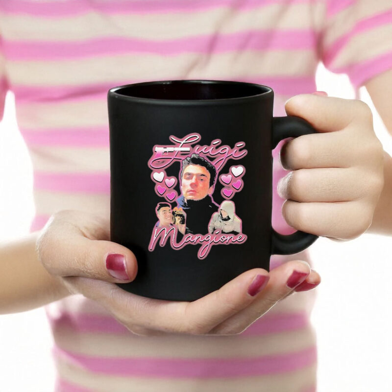 deny defend depose, Luigi Mangione Heart Mug 8 deny defend depose, Luigi Mangione Heart Mug