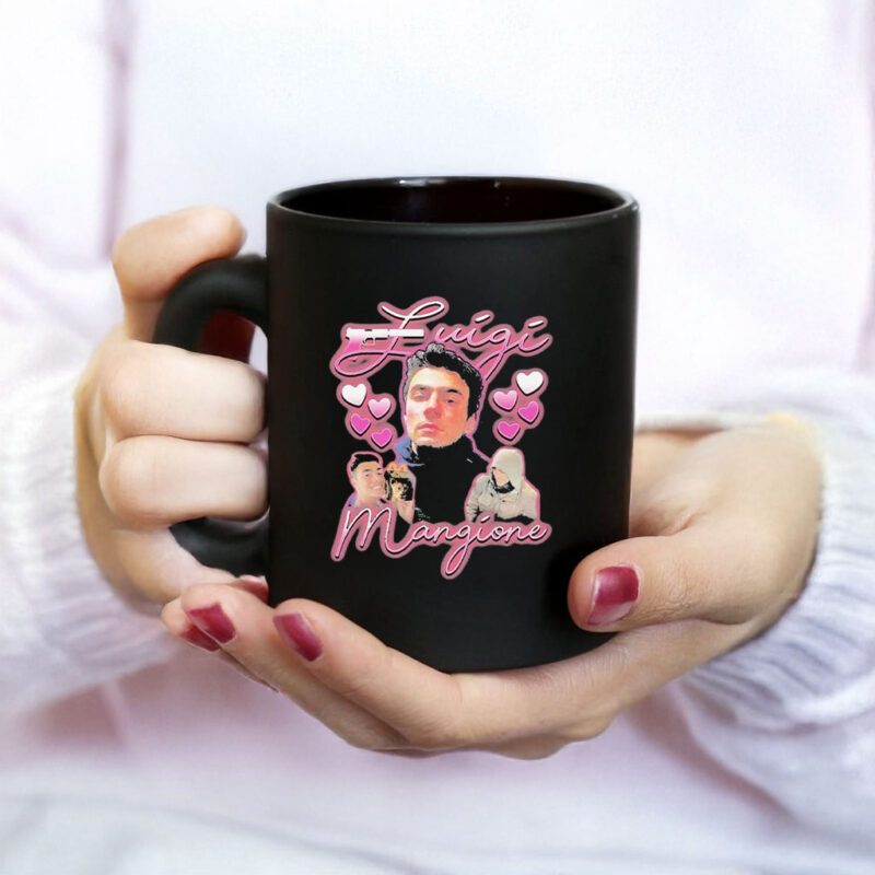 deny defend depose, Luigi Mangione Heart Mug 9 deny defend depose, Luigi Mangione Heart Mug