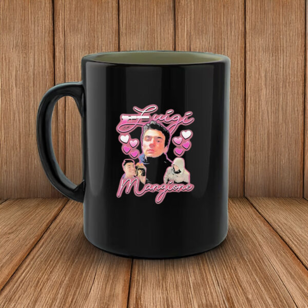 deny defend depose, Luigi Mangione Heart Mug