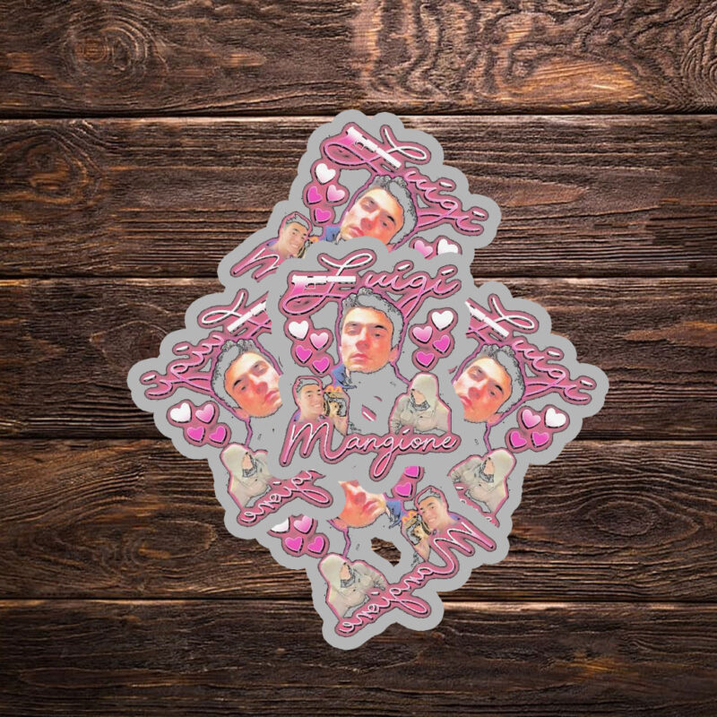 deny defend depose, Luigi Mangione Heart Sticker ,Car Magnet 8 deny defend depose, Luigi Mangione Heart Sticker ,Car Magnet