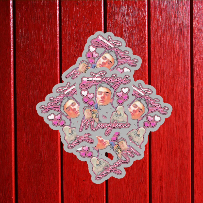 deny defend depose, Luigi Mangione Heart Sticker ,Car Magnet 9 deny defend depose, Luigi Mangione Heart Sticker ,Car Magnet