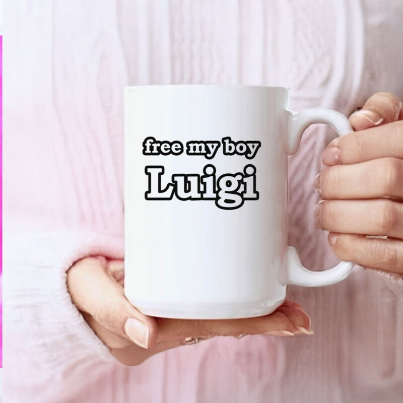 free my boy Luigi Mugs 8 free my boy Luigi Mugs