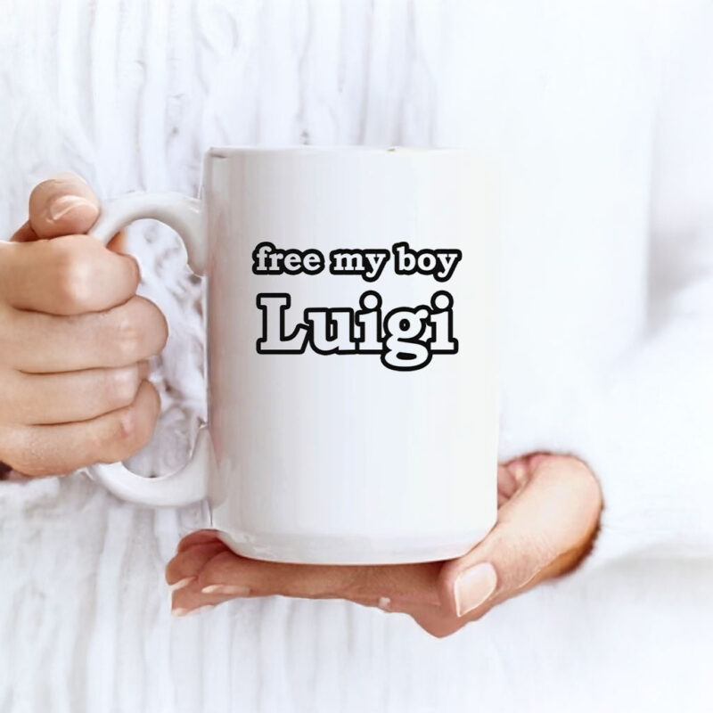 free my boy Luigi Mugs 9 free my boy Luigi Mugs