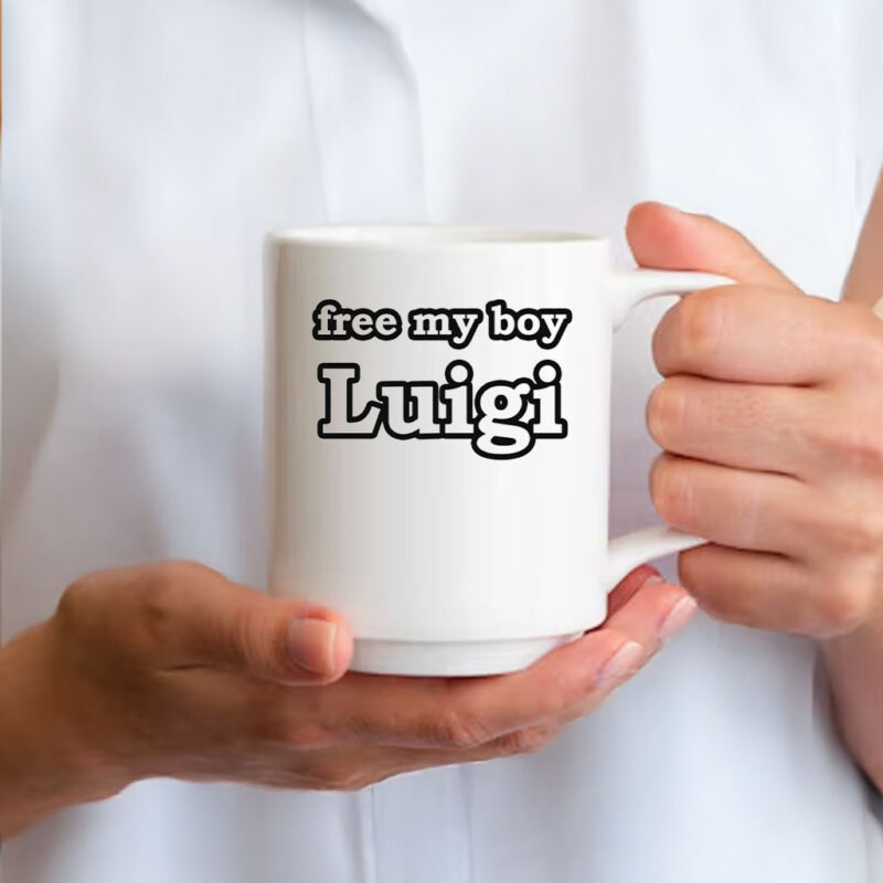 free my boy Luigi Mugs 10 free my boy Luigi Mugs