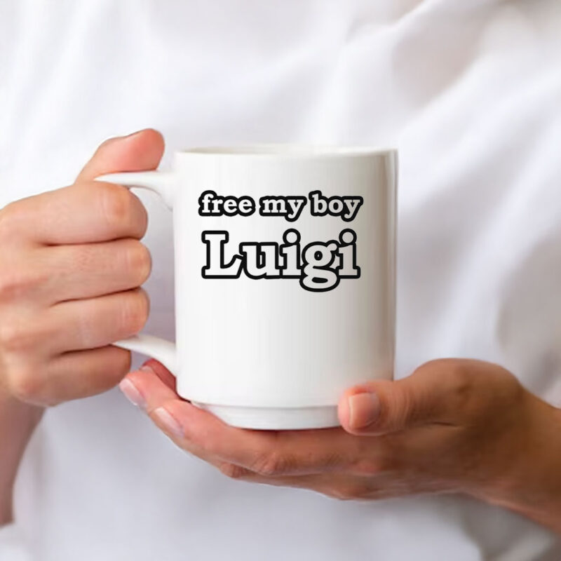 free my boy Luigi Mugs 11 free my boy Luigi Mugs