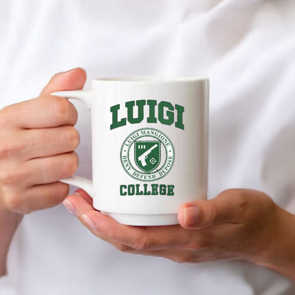 luigi magione ,deny defend depose College Mug