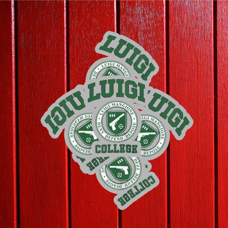 luigi magione ,deny defend depose College Sticker ,Car Magnet 9 luigi magione ,deny defend depose College Sticker ,Car Magnet