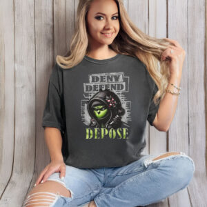 Grinch Free Luigi Mangione Deny Defend Depose Stay Strong T-Shirt 7 Grinch Free Luigi Mangione Deny Defend Depose Stay Strong T-Shirt