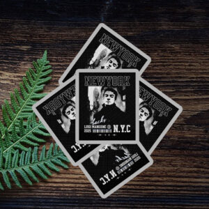 New York Luigi Mangion Sticker ,Car Magnet
